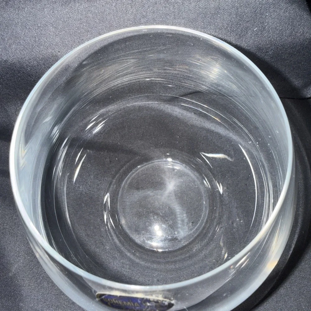 Bohemia Crystal Stemless Wine Brandy Glasses Set of 2 - Crystalex NIB